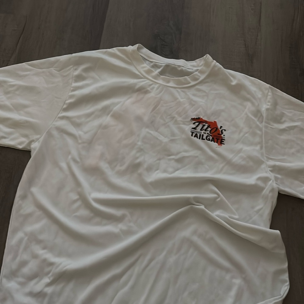 Tito’s dri fit shirt